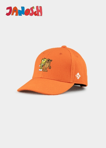 Cap "Janosch: Tiger&Bär" - orange (Curved)